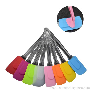 Silicone Cream Butter Scraper Kitchen Tools Spatula Kek
